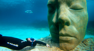 snorkeling statues immergées iles de lérins
